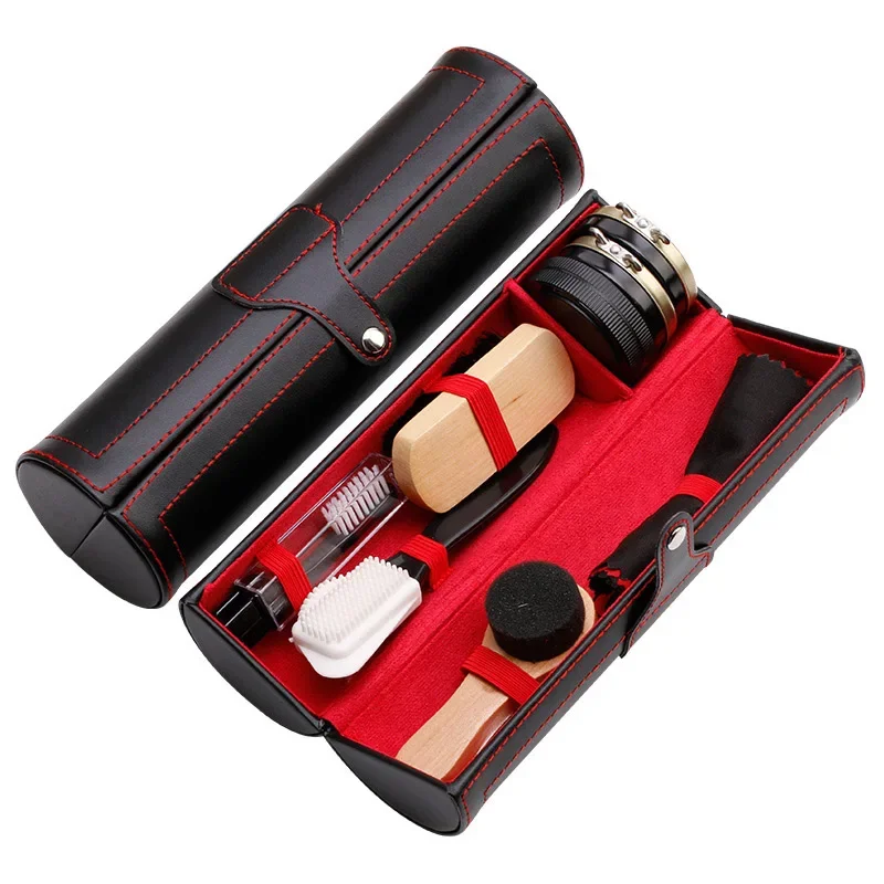 Sneaker Care Set - プロの靴ケアキットクイックポリッシュレザーシューズブラシクリーニングセットブーツスニーカー用の光沢のあるクリーンツールを維持
