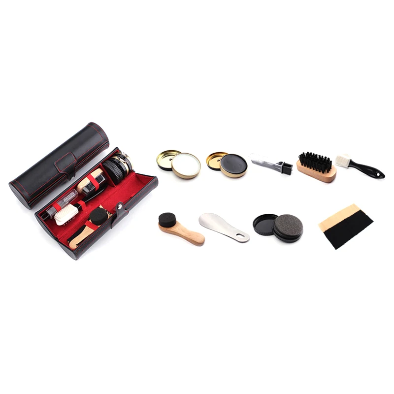 プロの靴ケアキットクイックポリッシュレザーシューズブラシクリ - Sneaker Care Set のレビューと価格