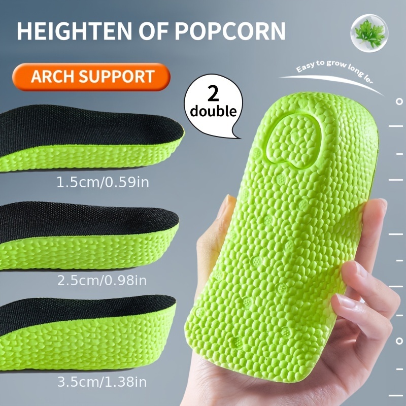 見えないインソール ハイアーチサポート 身長アップソール ハ - Insole Memory Foam のレビューと価格