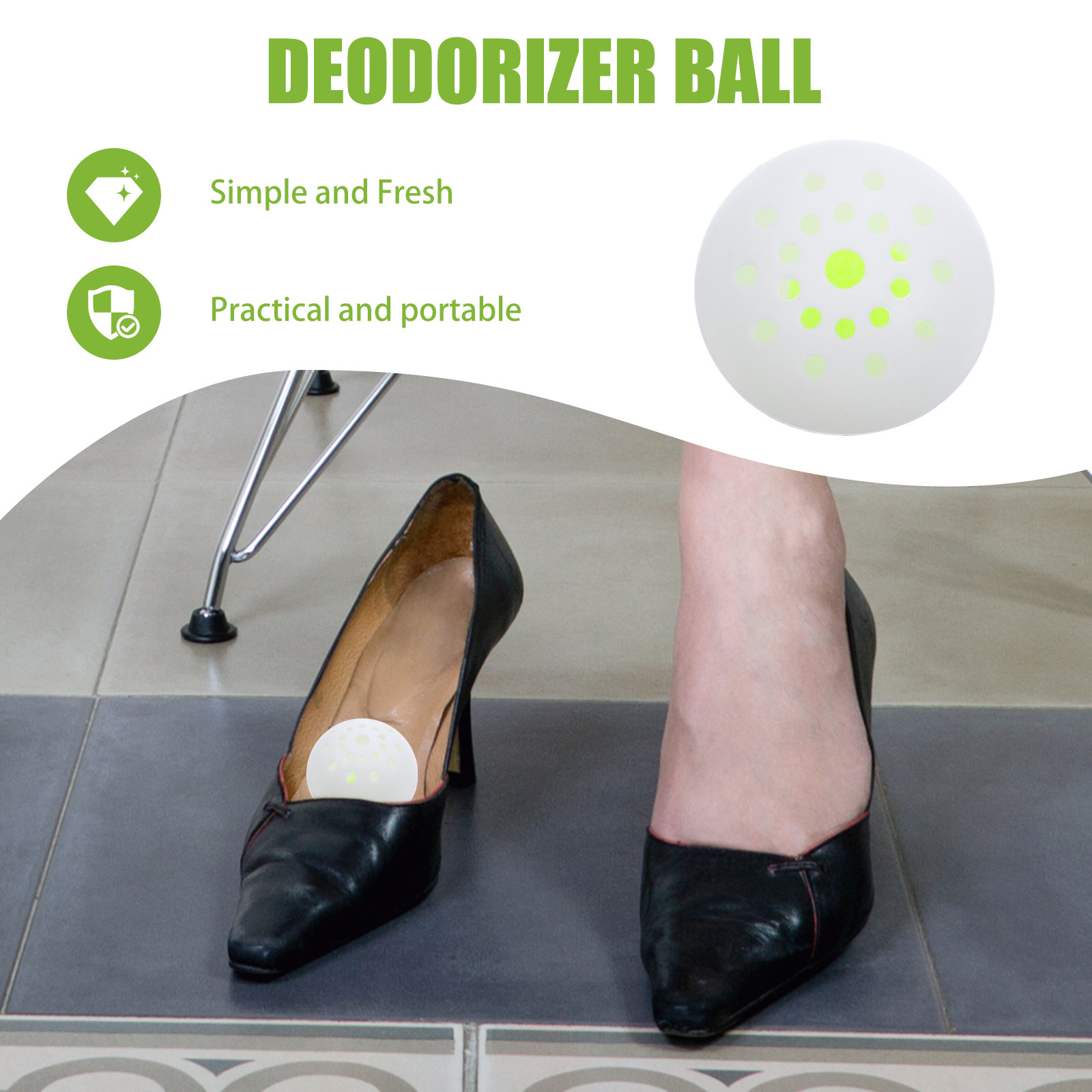 靴用消臭ボール20個入り、効果的な足の臭い除去剤、小型で持ち - Shoe Deodorizer Ball のレビューと価格