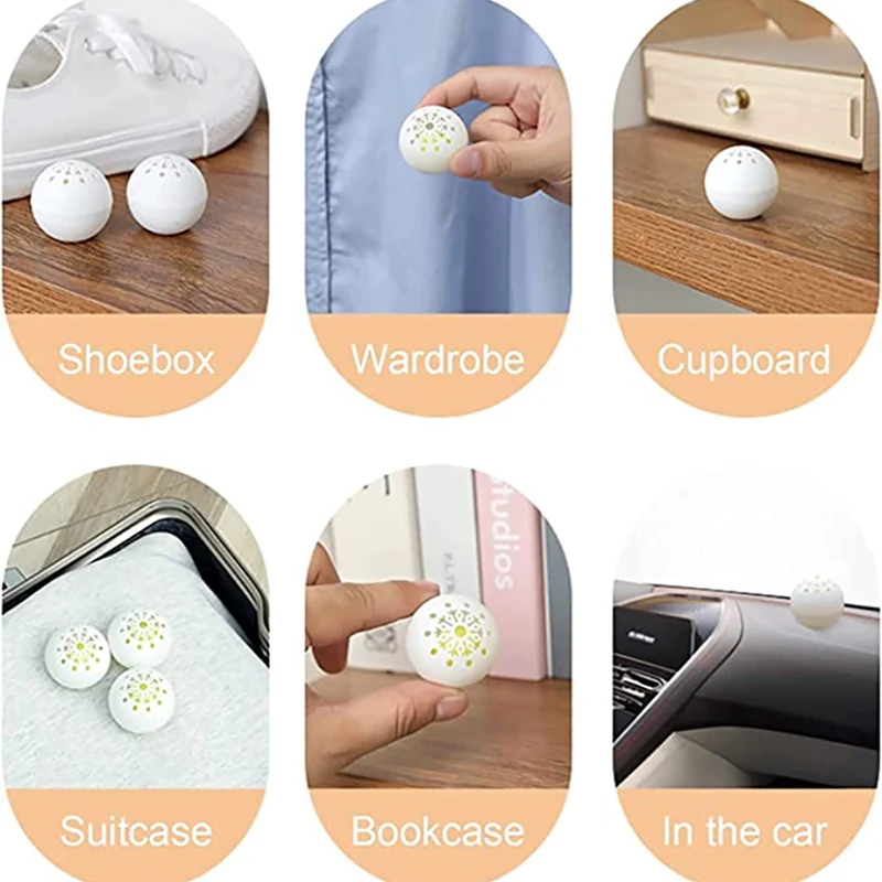 1-12 個消臭芳香剤ボール靴用多機能ジャスミンの香り芳香剤 - Shoe Deodorizer Ball のレビューと価格