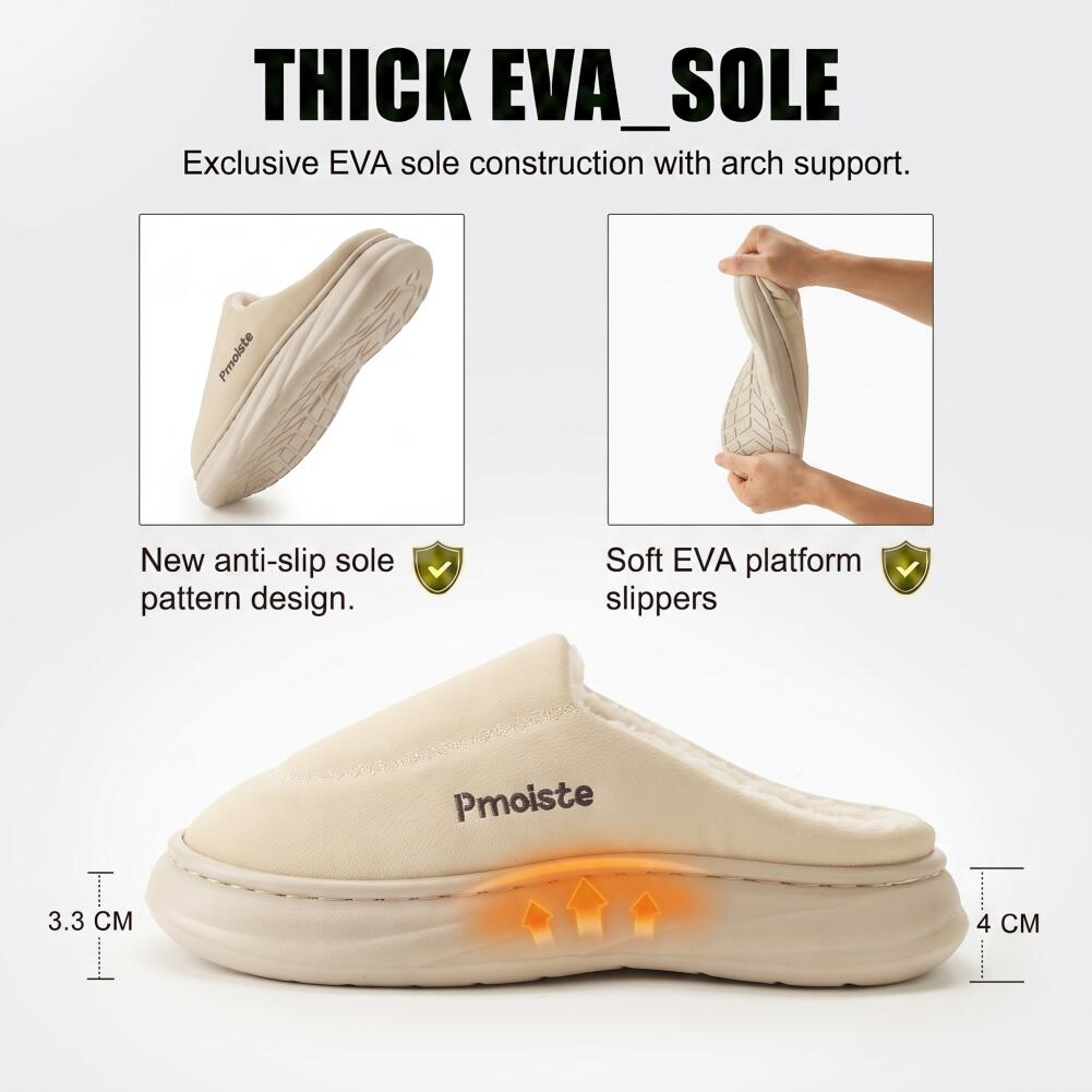 幅広のレディースアーチサポート刺繍スリッパ、EVA厚底、PU - Insole Memory Foam のレビューと価格