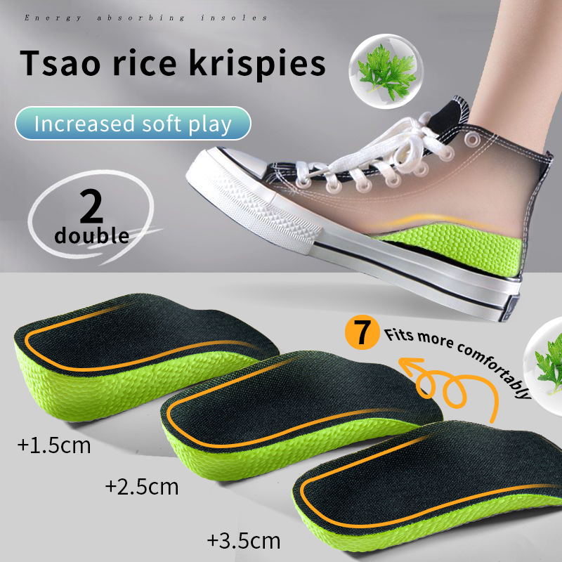 低反発身長増加インソール男性女性靴偏平足アーチサポート整形外 - Insole Memory Foam のレビューと価格